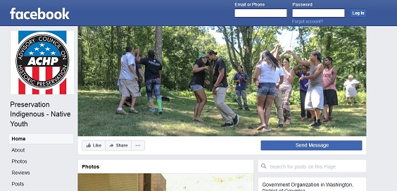 Image of Preservation Indigenous - Native Youth facebook page