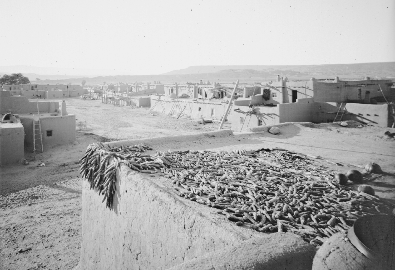 View of Ohkay Owingeh, then known as San Juan Pueblo, in 1877